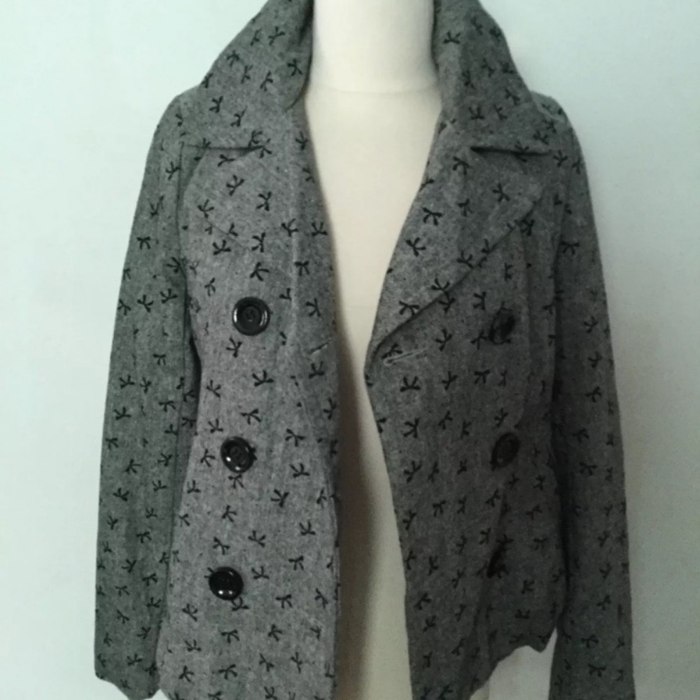Francesca's Needle & Thread B&W Jacket Sm - Picture 3 of 7